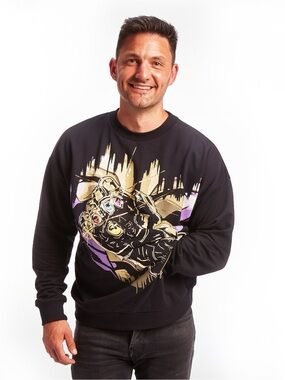 Disney Parks exclusive sweatshirt featuring a graphic of the Thanos Infinity